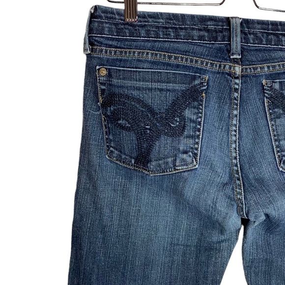 Fidelity Denim Japan Rose Skinny Flare Low Rise Jeans 29 - Picture 10 of 16